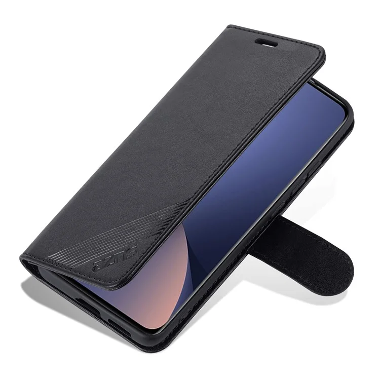 AZNS per Xiaomi 13 Lite / Civi 2 5G Cover Telefono con Supporto in Pelle PU + TPU Custodia Portafoglio - Nero
