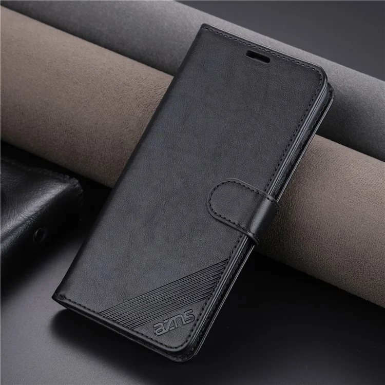 AZNS per Xiaomi 13 Lite / Civi 2 5G Cover Telefono con Supporto in Pelle PU + TPU Custodia Portafoglio - Nero
