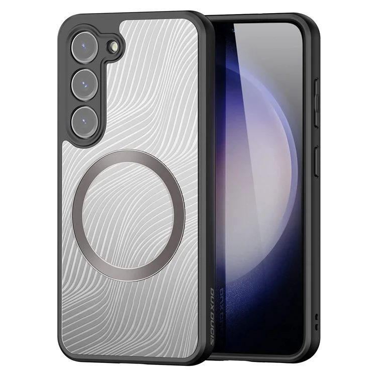 DUX DUCIS Aimo Series Magnetische Hülle für Samsung Galaxy S23+ Kompatibel mit MagSafe TPU+PC Matt Phone Cover (REACH-Zertifizierung) - Schwarz