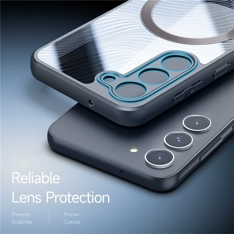 DUX DUCIS Aimo Series Magnetische Hülle für Samsung Galaxy S23+ Kompatibel mit MagSafe TPU+PC Matt Phone Cover (REACH-Zertifizierung) - Schwarz