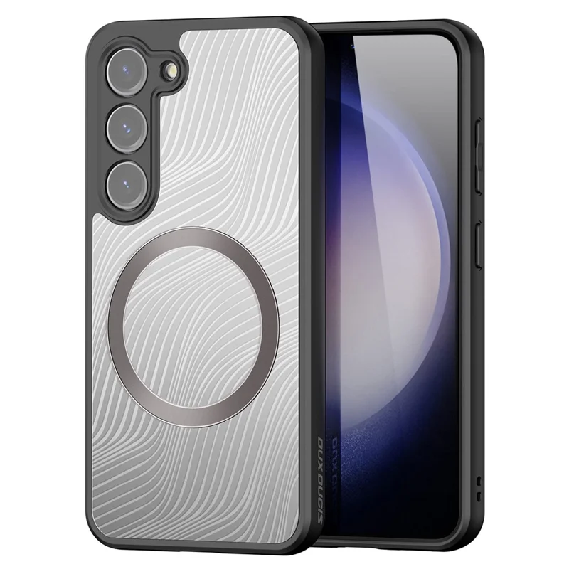 DUX DUCIS Aimo Series Magnetic Phone Case for Samsung Galaxy S23 , TPU+PC Matte Cover Compatible with MagSafe (REACH Certification) - Black
