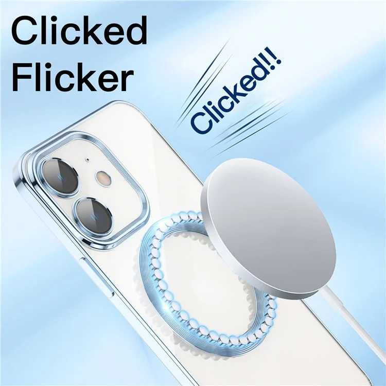 For iPhone 11 Phone Case TPU Phone Back Cover Compatible with MagSafe - Silver