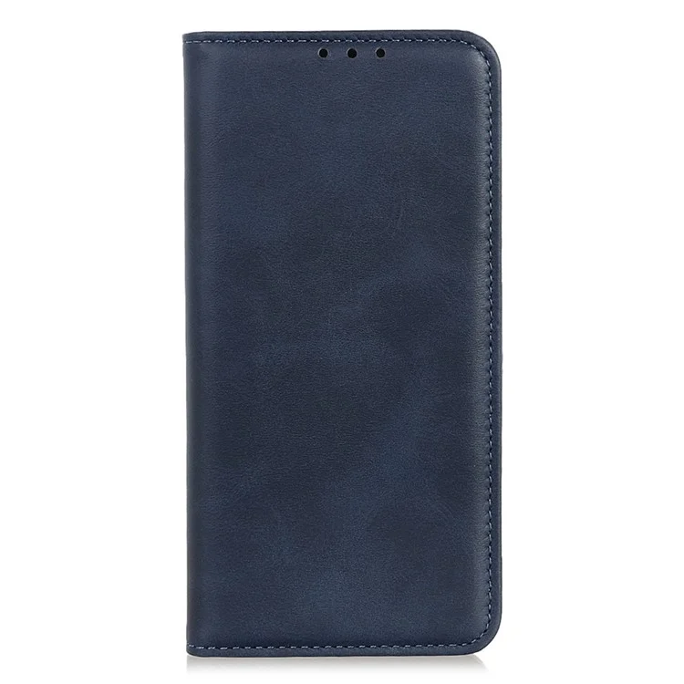 Для Xiaomi Redmi Note 12 Turbo / Poco F5 5G расщепленная кожаная подставка для телефона Чехол против падения Кошелек для телефона - синий