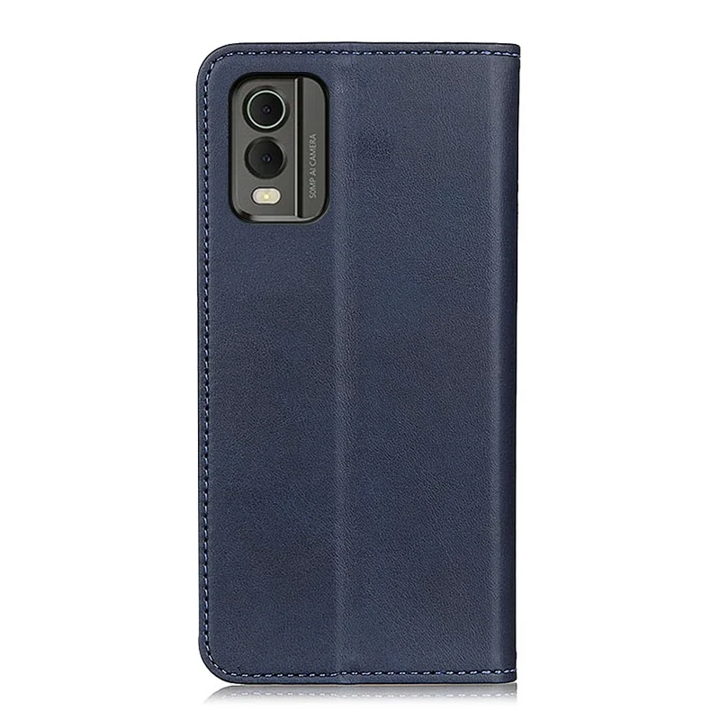 Protective Phone Case for Nokia C32 , Magnetic Auto Closing Split Leather Wallet Stand Phone Cover - Blue