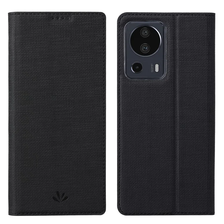 Кожаный чехол VILI DMX Series для Xiaomi 13 Lite / Civi 2 5G с отделением для карт - черный