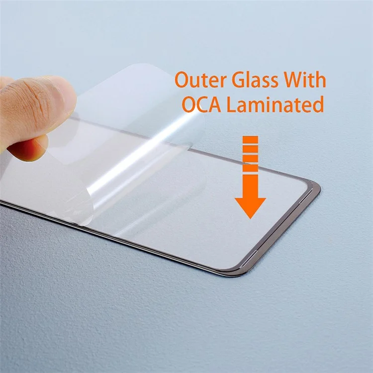 Für Xiaomi 12 Lite 5G Vordere Bildschirme Glaslinse + OCA -klebstoff -ersatzteile (ohne Logo)