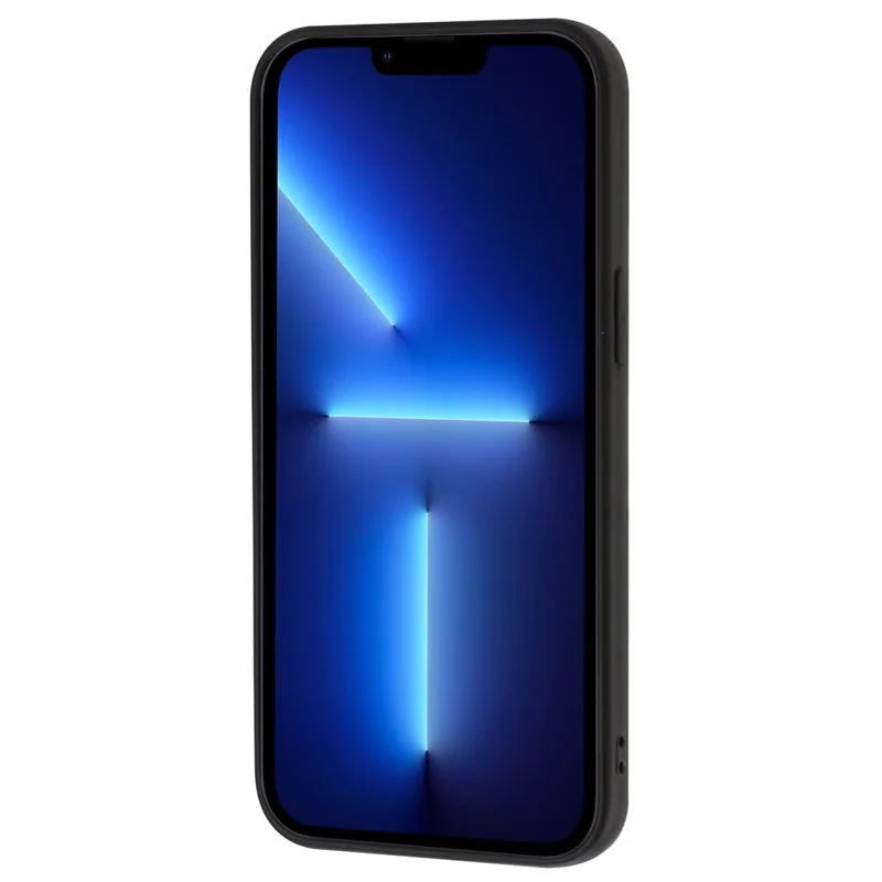 Matte Shell for iPhone 13 Pro Max 6.7 inch TPU Cover Mobile Phone Case with Ring Kickstand - Silver