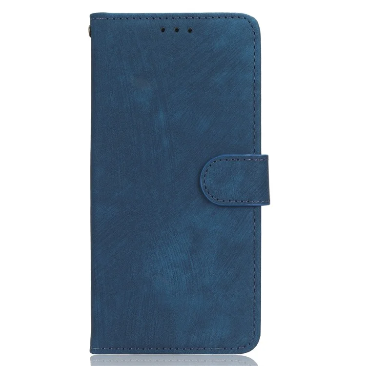 Funda de cartera con bloqueo RFID para TECNO Spark 10, soporte para teléfono Funda de teléfono celular de cuero PU antiarañazos con correa - Azul