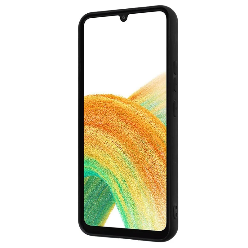 Back Protector for Samsung Galaxy A14 5G / 4G Shockproof TPU Matte Phone Case with Ring Kickstand - Silver