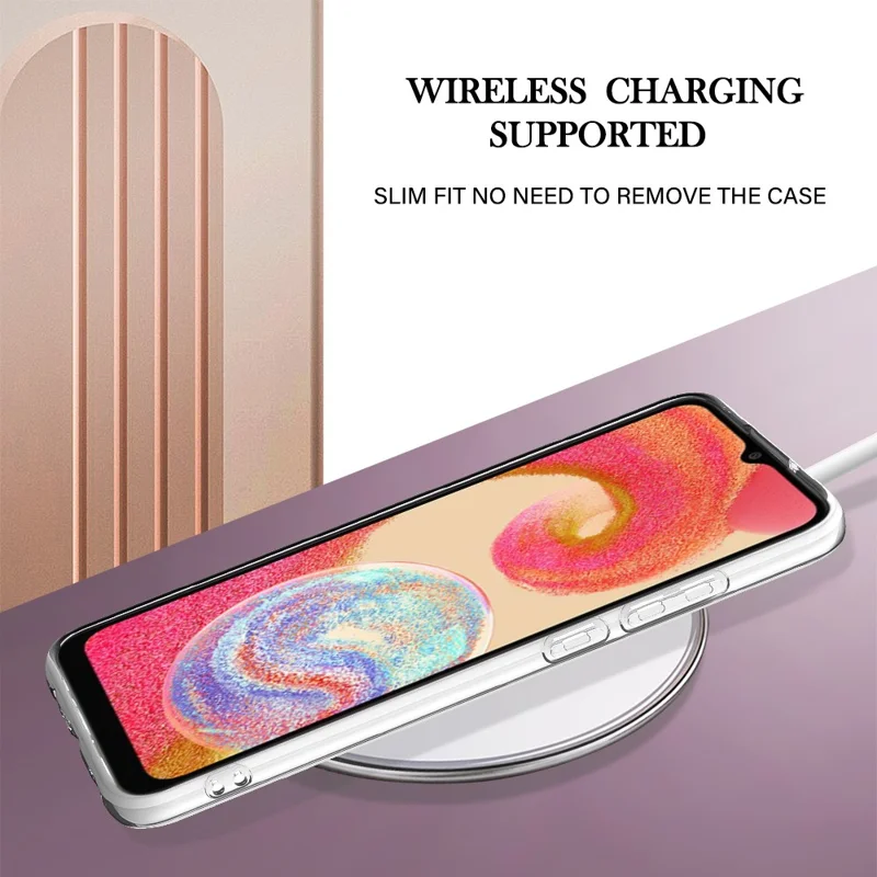 Para Samsung Galaxy A04e 4G / F04 4G / M04 4G YB IMD Série-2 Caixa Telefônica Padrão de Mármore IMD Eletroplating TPU Tampa - 006 Branco