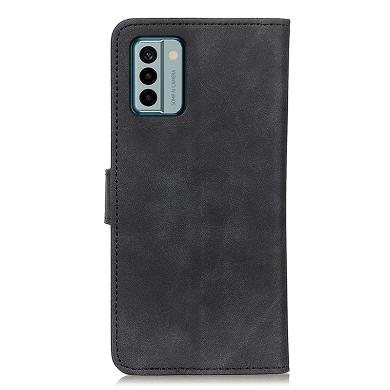 KHAZNEH For Nokia G22 Retro Texture Phone Leather Case Wallet Stand Protective Cover - Black
