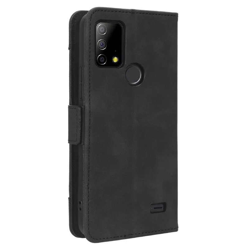 Pour Vodafone Smart T23 Portefeuille Étui de téléphone Slots pour cartes multiples Coque de téléphone Housse en cuir avec support - Noir
