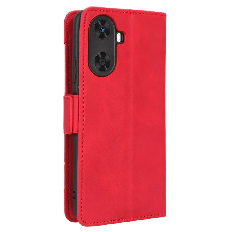 Per Huawei Enjoy 60 Portafoglio Custodia per Telefono Custodia in Pelle Flip Cover Multiple Slot per Schede Guscio del Telefono con Stand - Rosso