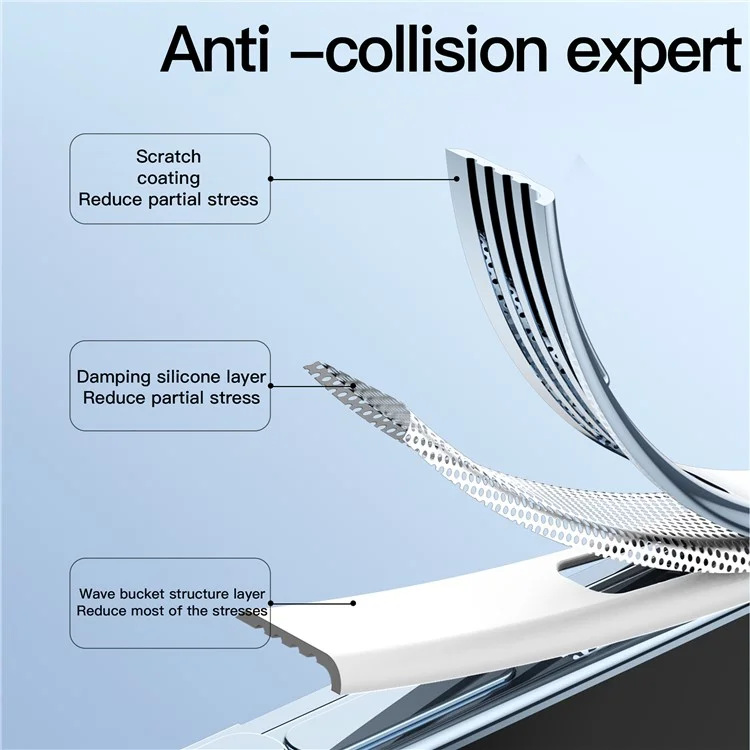 Per Samsung Galaxy S23 Custodia Magnetica Trasparente in TPU Custodia Posteriore per Telefono Compatibile con MagSafe - Blu