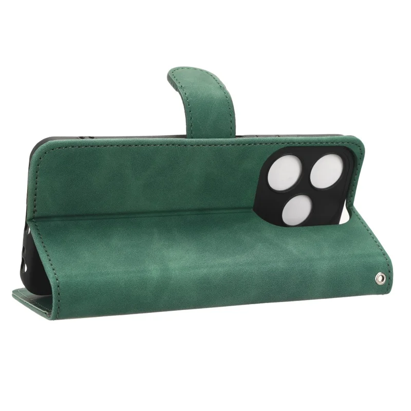 Pour TECNO Spark 10C 4G Étui Flip en Cuir PU avec Support - Vert