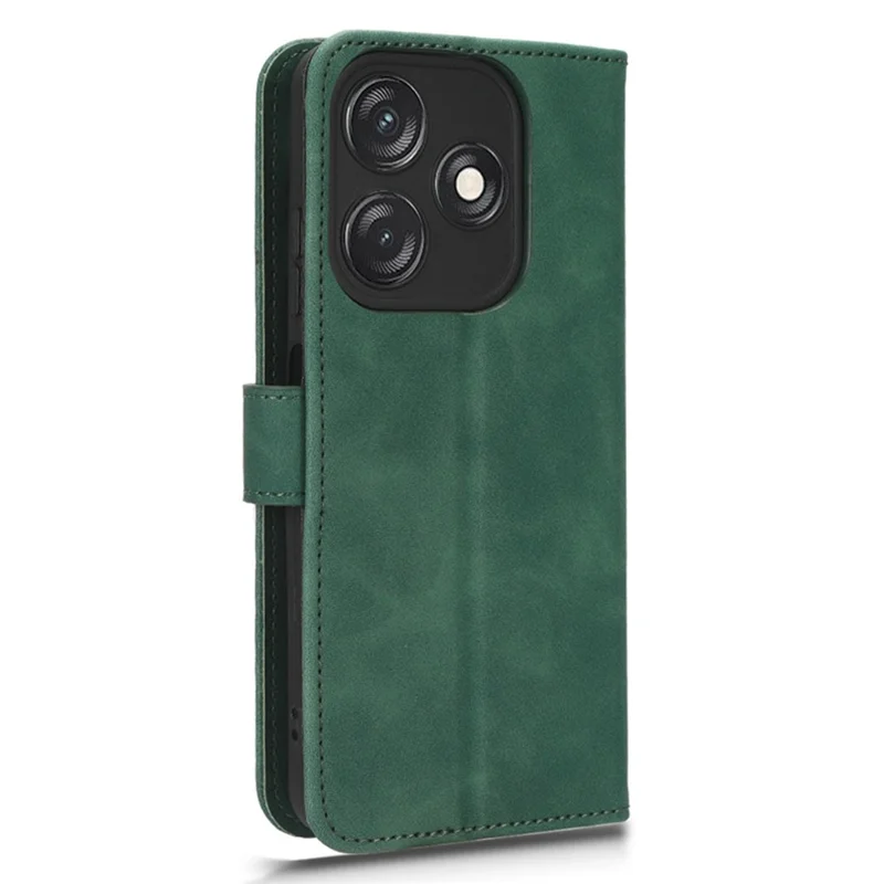 Pour TECNO Spark 10C 4G Étui Flip en Cuir PU avec Support - Vert