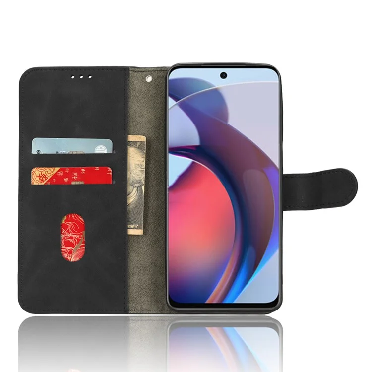 Per Motorola Moto G Stylus 5G (2023) PU Pelle in Piedi Custodia Protettiva Pelle-touch Wallet Flip Phone Cover - Nero
