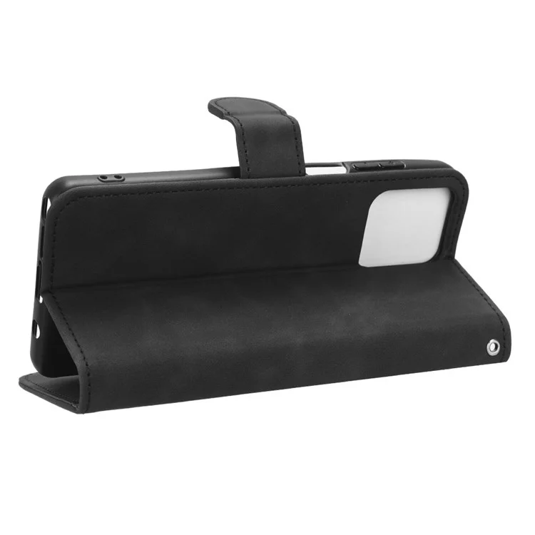 Per Motorola Moto G Stylus 5G (2023) PU Pelle in Piedi Custodia Protettiva Pelle-touch Wallet Flip Phone Cover - Nero