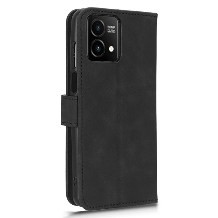 Per Motorola Moto G Stylus 5G (2023) PU Pelle in Piedi Custodia Protettiva Pelle-touch Wallet Flip Phone Cover - Nero