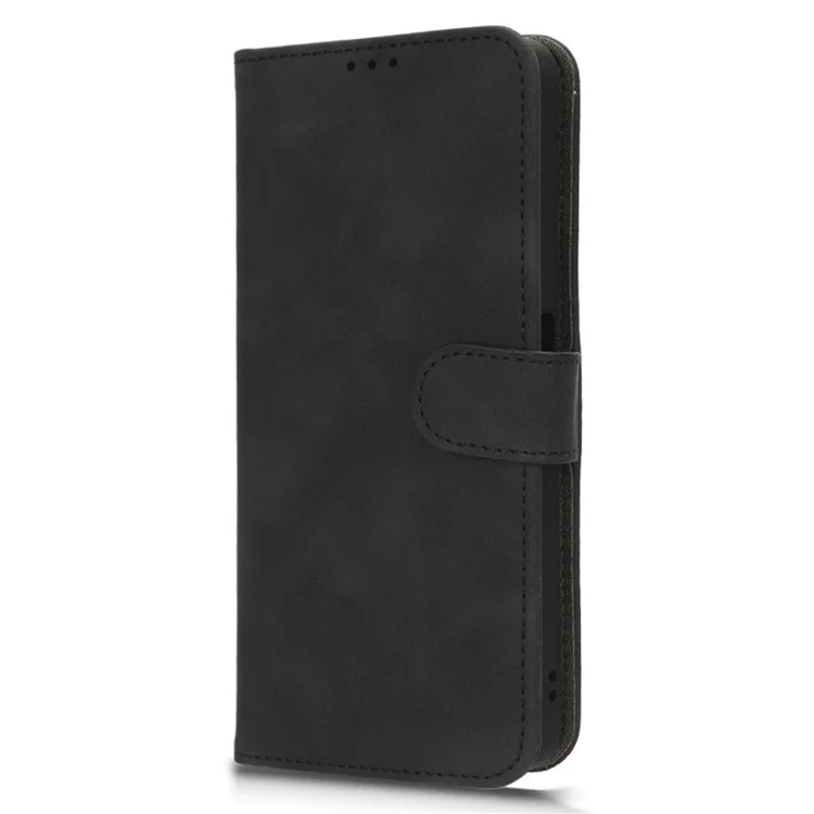 Кошелек-чехол для телефона для OnePlus Nord CE 3 Lite 5G / Nord N30 5G, кожаный чехол с ощущением кожи, защитная стойка для телефона - черный