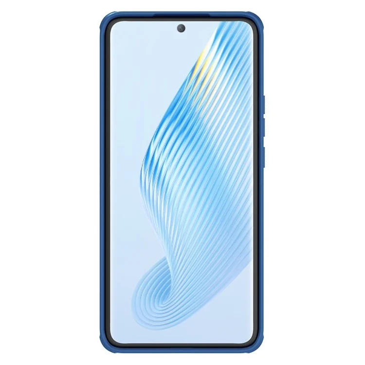 NILLKIN Super Frosted Shield Pro PC+TPU Cell Phone Cover for Honor Magic5 Matte Phone Case - Blue