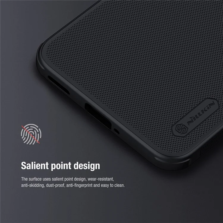 NILLKIN Super Frosted Shield Pro for Meizu 20 Anti-Scratch PC+TPU Phone Case Matte Protective Phone Cover - Blue