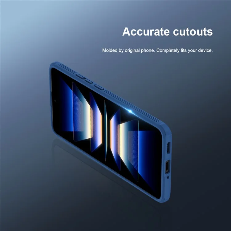 NILLKIN CamShield Pro Série pour Xiaomi Poco F5 Pro 5G / Redmi K60 Pro 5G / K60 5G Étui de téléphone PC+TPU Protection de la caméra Housse de téléphone - Noir