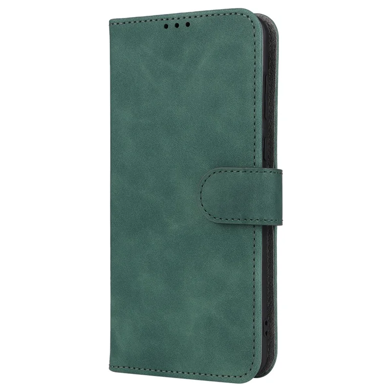 For Huawei P60 Art PU Leather Folio Flip Cover Wallet Stand Skin-Touch Phone Case - Green