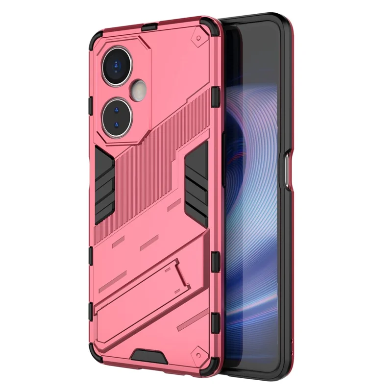 Чехол для телефона OnePlus Nord CE 3 Lite 5G / Nord N30 5G с подставкой, ТПУ + ПК, противоударная задняя крышка - Роза