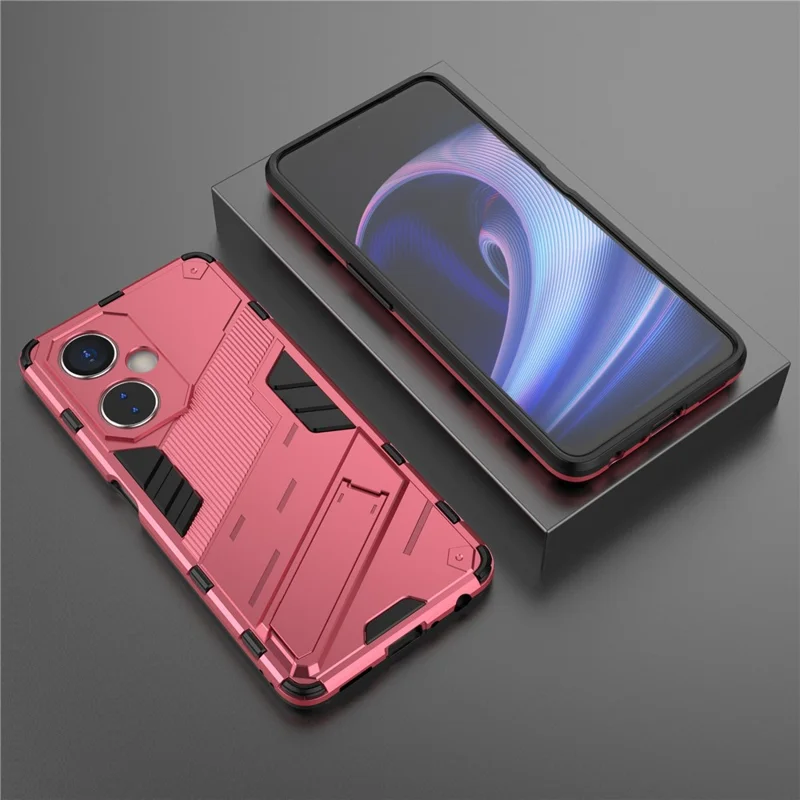 Чехол для телефона OnePlus Nord CE 3 Lite 5G / Nord N30 5G с подставкой, ТПУ + ПК, противоударная задняя крышка - Роза