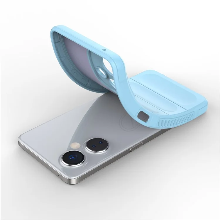 For OnePlus Nord CE 3 Lite 5G / Nord N30 5G Soft TPU Rugged Protective Phone Case Drop-Proof Cover - Baby Blue