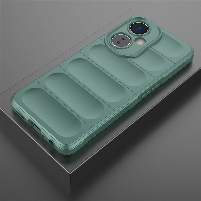For OnePlus Nord CE 3 Lite 5G / Nord N30 5G Soft TPU Rugged Protective Phone Case Drop-Proof Cover - Green