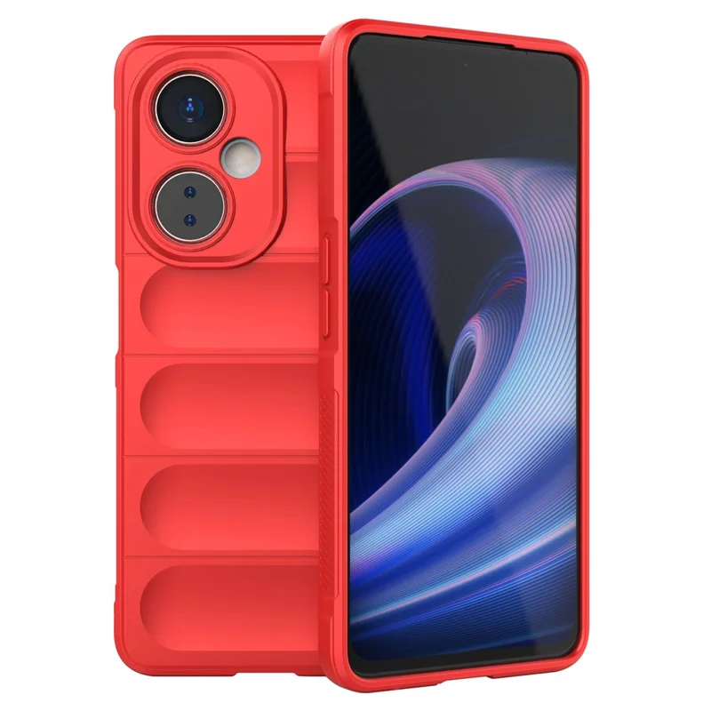For OnePlus Nord CE 3 Lite 5G / Nord N30 5G Soft TPU Rugged Protective Phone Case Drop-Proof Cover - Red