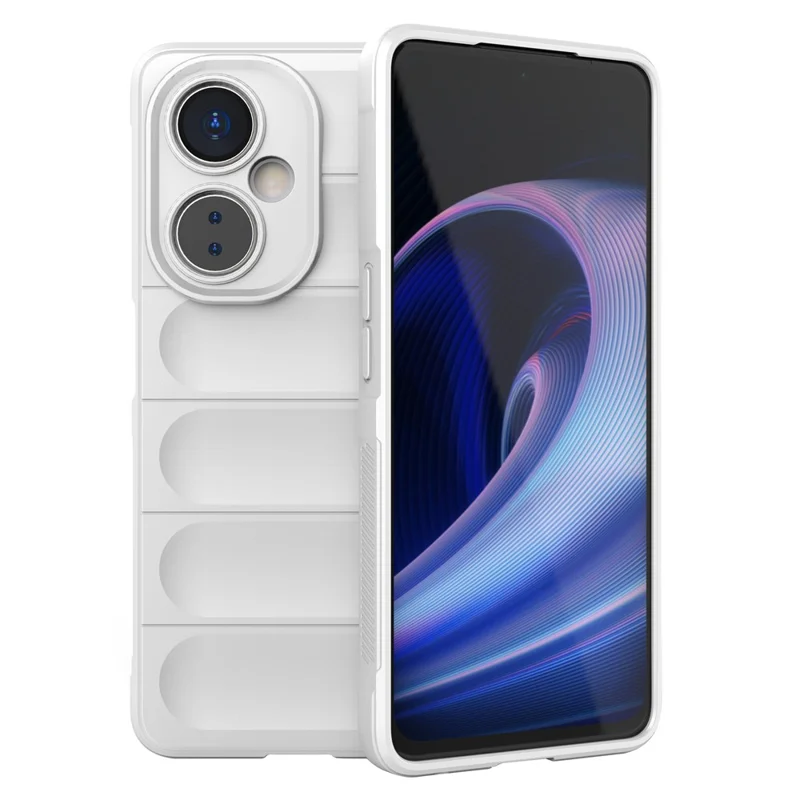 Pour OnePlus Nord CE 3 Lite 5G / Nord N30 5G Étui de protection en TPU souple et résistant aux chocs - Blanc