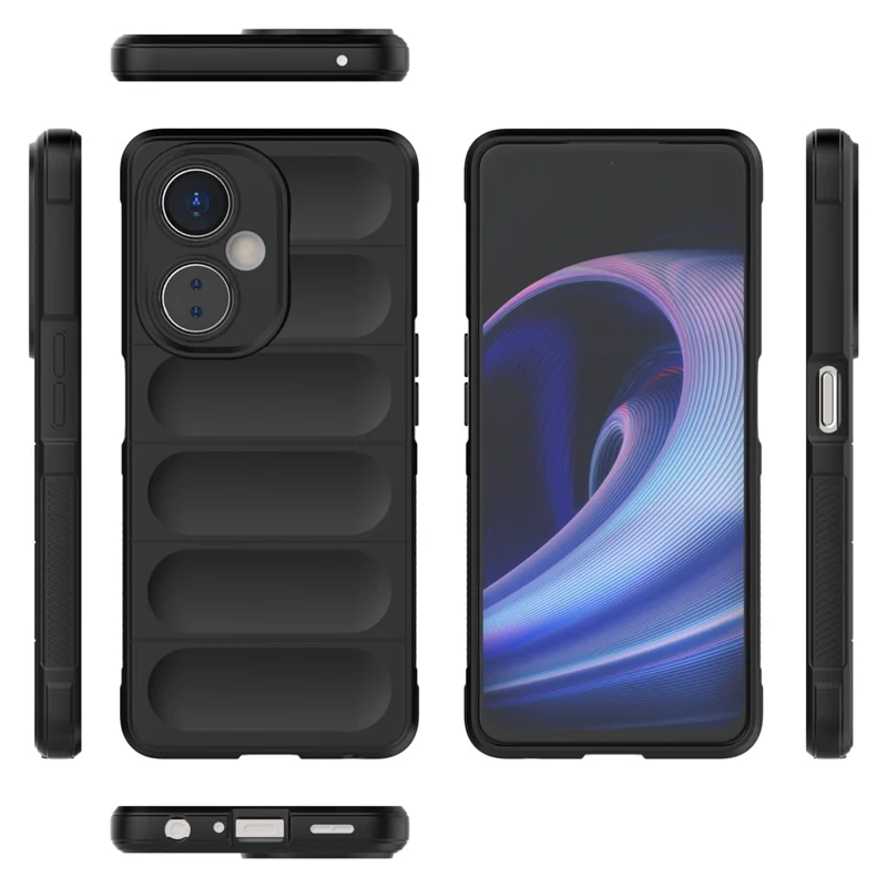 Pour OnePlus Nord CE 3 Lite 5G / Nord N30 5G Étui de protection en TPU souple et résistant aux chocs - Blanc
