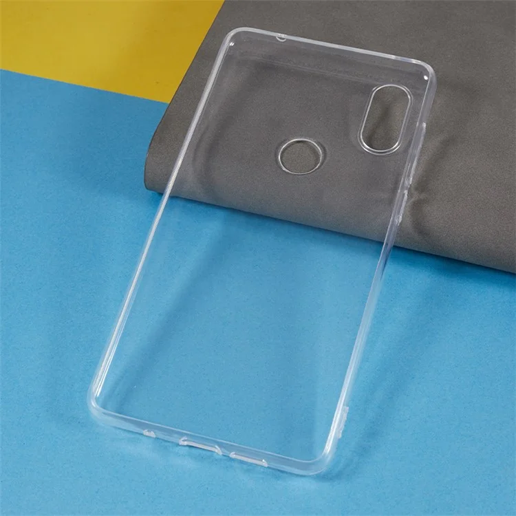 Para Xiaomi Mi Mix 2s Transparente Tpu Mole Tocha de Telefone de Choque na Prova de Traseira à Prova de Choque