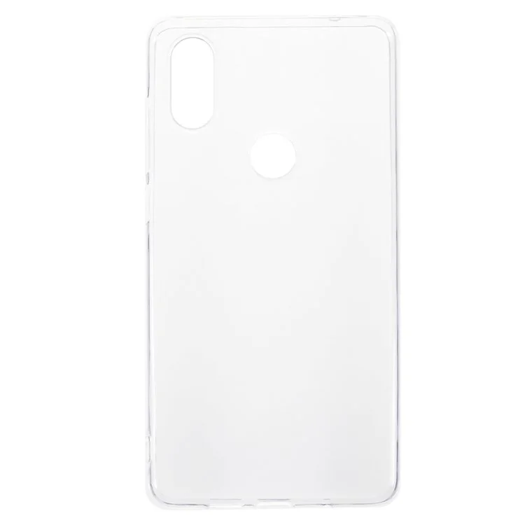 For Xiaomi Mi Mix 2s Transparent Soft TPU Phone Case Shockproof Ultra-Thin Back Cover