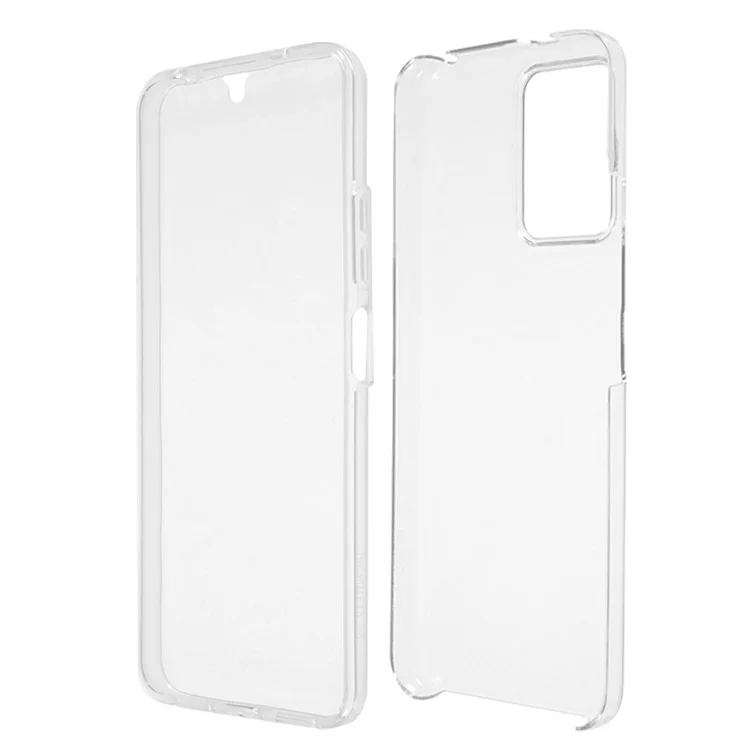 Para Xiaomi Redmi Note 12 5G (China) / (Índia) / (Global) / Poco X5 5G Anti-Drop Case Shell TPU Frame + Acrylic Back + PET Front Guard Phone Case