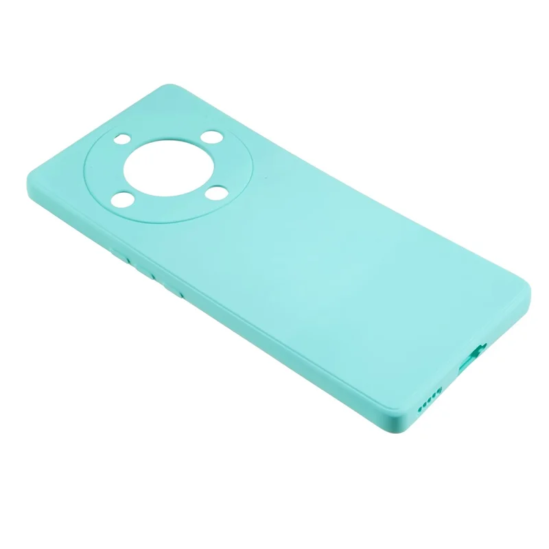 Für Honor X40 5G / X9a 5G Gummi-Handyhülle mit Faser-Auskleidung TPU-Hülle - Hellgrün 