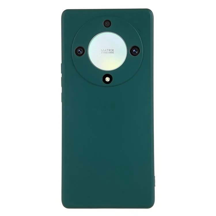 For Honor X40 5G / X9a 5G Gummi-Telefon-Hülle mit Faserverstärkung TPU-Abdeckung - Armeegrün 