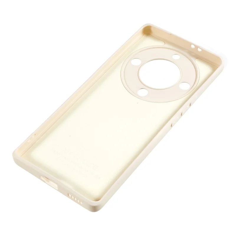 For Honor X40 5G / X9a 5G Rubberized Phone Case Fiber Lining Phone TPU Cover - White