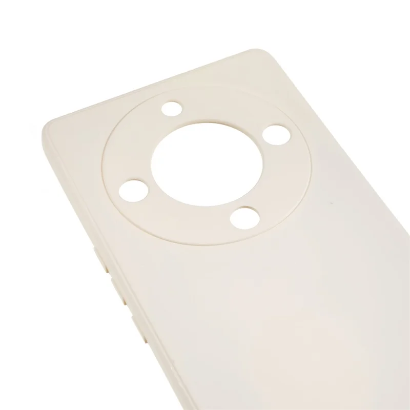 For Honor X40 5G / X9a 5G Rubberized Phone Case Fiber Lining Phone TPU Cover - White