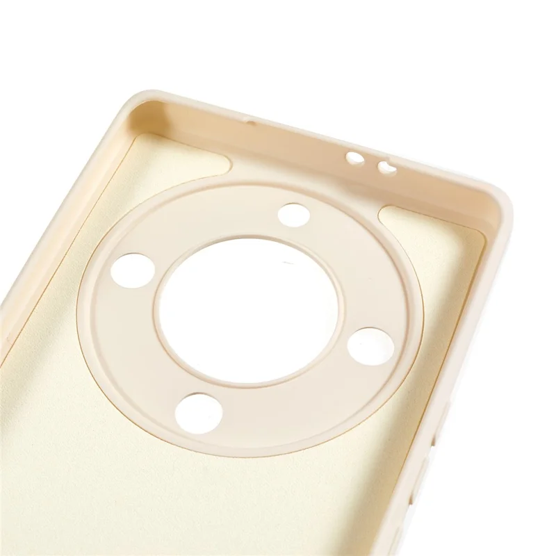 For Honor X40 5G / X9a 5G Rubberized Phone Case Fiber Lining Phone TPU Cover - White