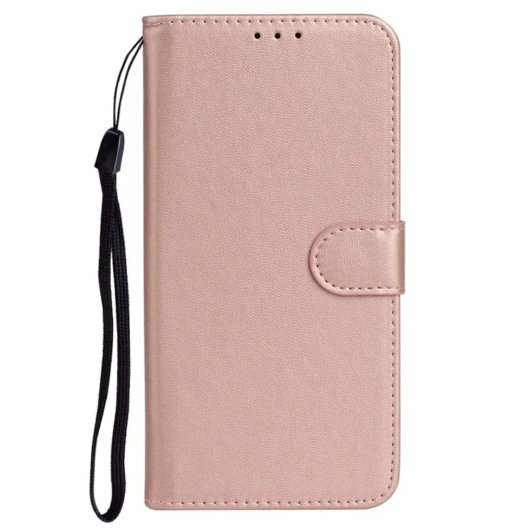 B40 Für Xiaomi Redmi Anmerkung 12 5G (China) /(indien) /(global) / Poco X5 5G Festkörperständer Abdeckung PU Leder Brieftasche Drop-proof-hülle - Roségold