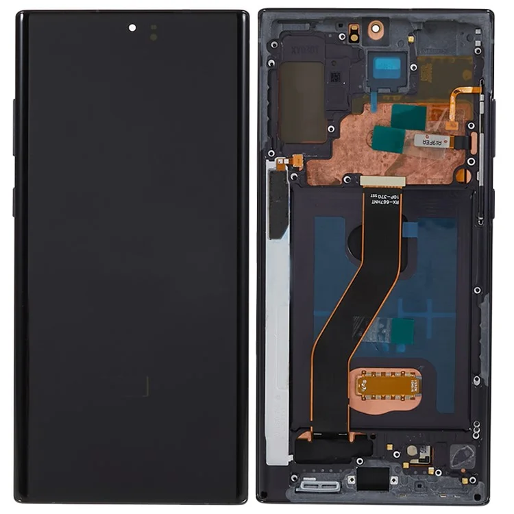 Для Samsung Galaxy Note10+ 4G N975 / Note10+ 5G N976 Класс C OLED-экран и сборка дигитайзера + рама (без логотипа) - черная