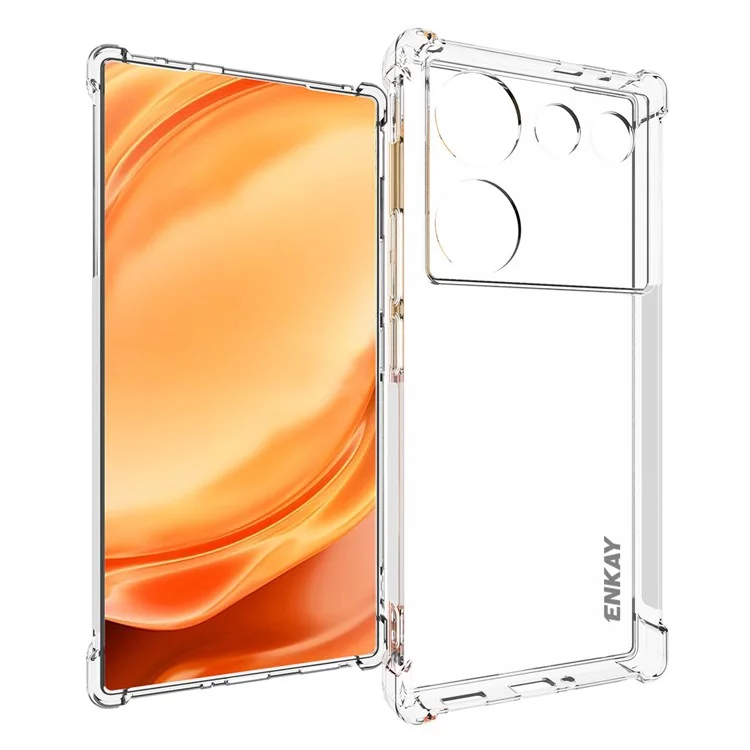 ENKAY HAT PRINCE For ZTE nubia Z50 Ultra Shockproof Phone Case Anti-slip Strip Edge TPU Thickened Corner Shell