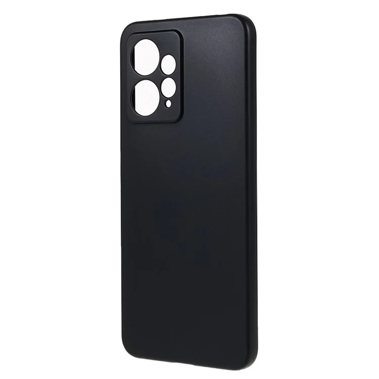 Für Xiaomi Redmi Note 12 4G Glossy Phone TPU Case Anti-drop Mobile Phone Cover - Schwarz
