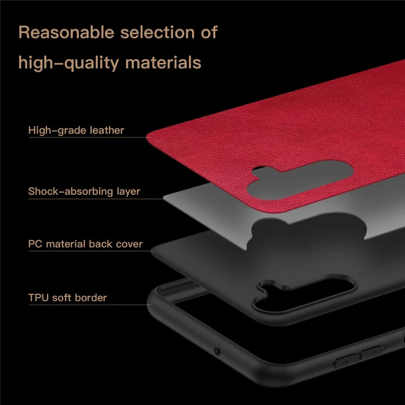 For Samsung Galaxy A24 4G (162.1 x 77.6 x 8.3mm) Vintage Phone Case PU Leather + TPU Scratch Resistant Back Cover - Black