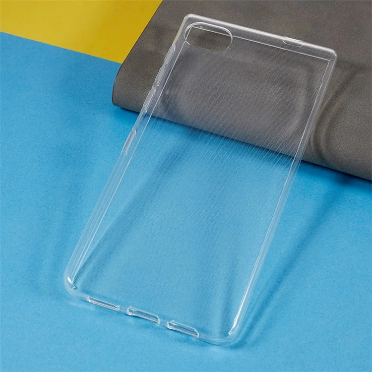For Blackberry Motion Anti-Collision Soft TPU Phone Case Transparent Ultra-Thin Back Cover