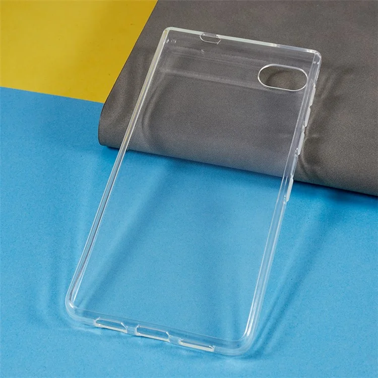 For Blackberry Motion Anti-Collision Soft TPU Phone Case Transparent Ultra-Thin Back Cover